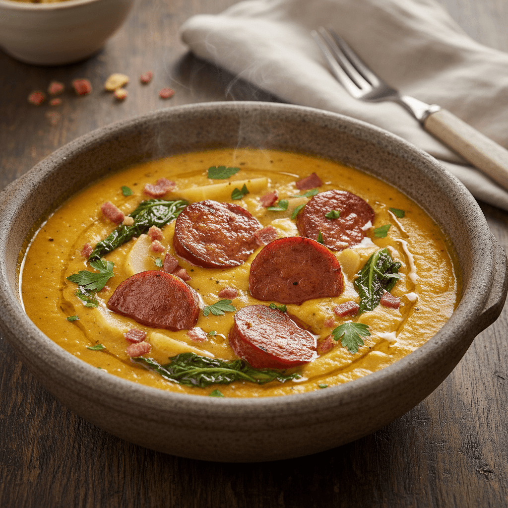 Cocido de Primavera – Spanischer Eintopf mit Bratwurst, Kohlrabi und Mangold - Thermomix Rezept