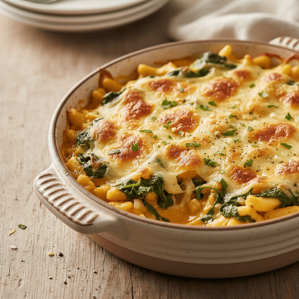 Gratin de Spätzle Florentine - Thermomix Rezept